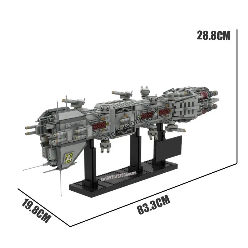 4344PCS 스페이스 영화 게임 시리즈 바빌론 5 노바 클래스 드레드노트 전함 모델 DIY 창의력 아이디어 어린이 장난감 조립 퍼즐 선물