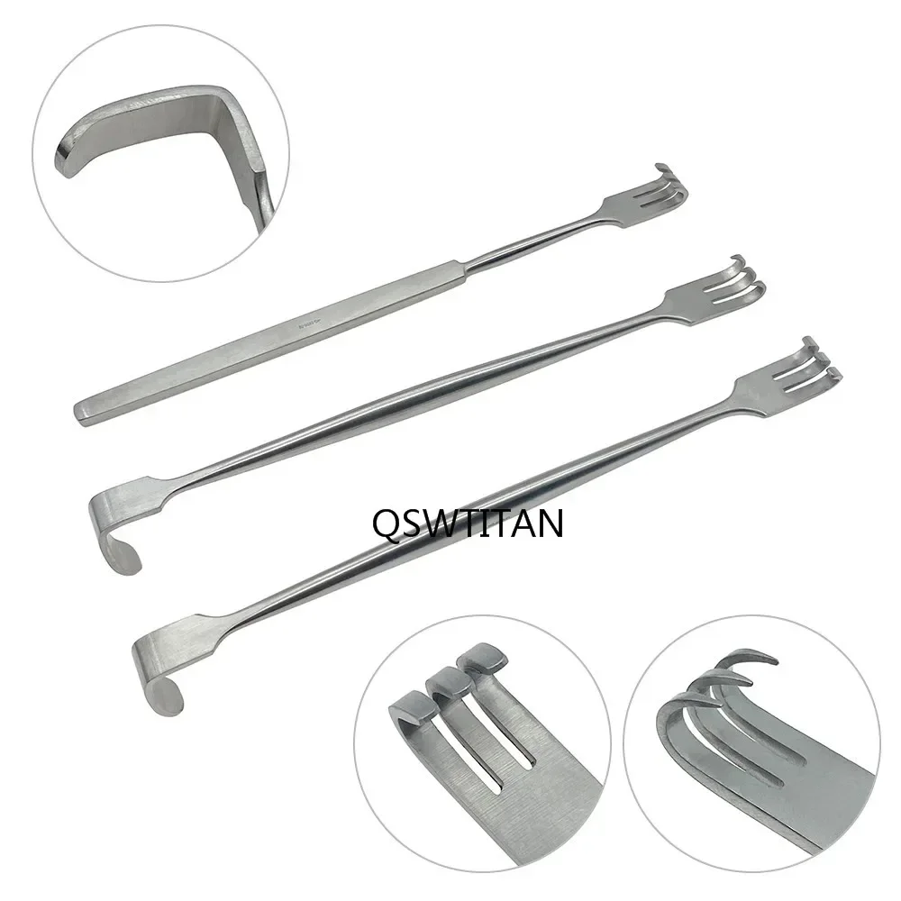 Double Head Eyelid Pull Hook Double Eyelid Tool Beauty Plastic Surgery Tool Ophthalmic Instruments Stainless Steel