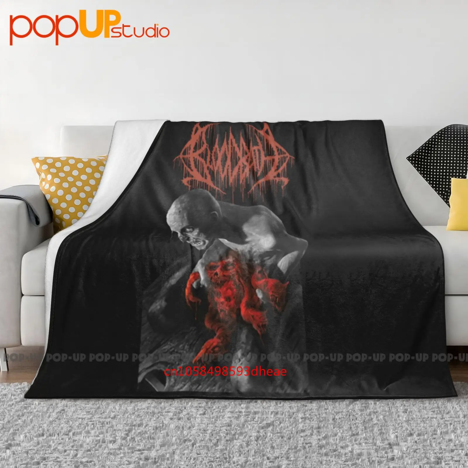 Bloodbath-Nightmares Made Flesh Ss Entombed Dismember Katatonia Cobertor Ultra Macio Colcha Capa de Sofá de Inverno Capas de Cama