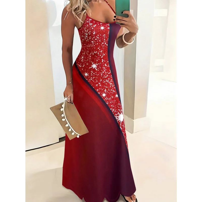 فستان نسائي بسيط بأسلوب الموضة برقبة على شكل V، فستان نسائي مخطط، فستان صيفي فضفاض ومريح مع شق، فستان نسائي بأكمام قصيرة #1