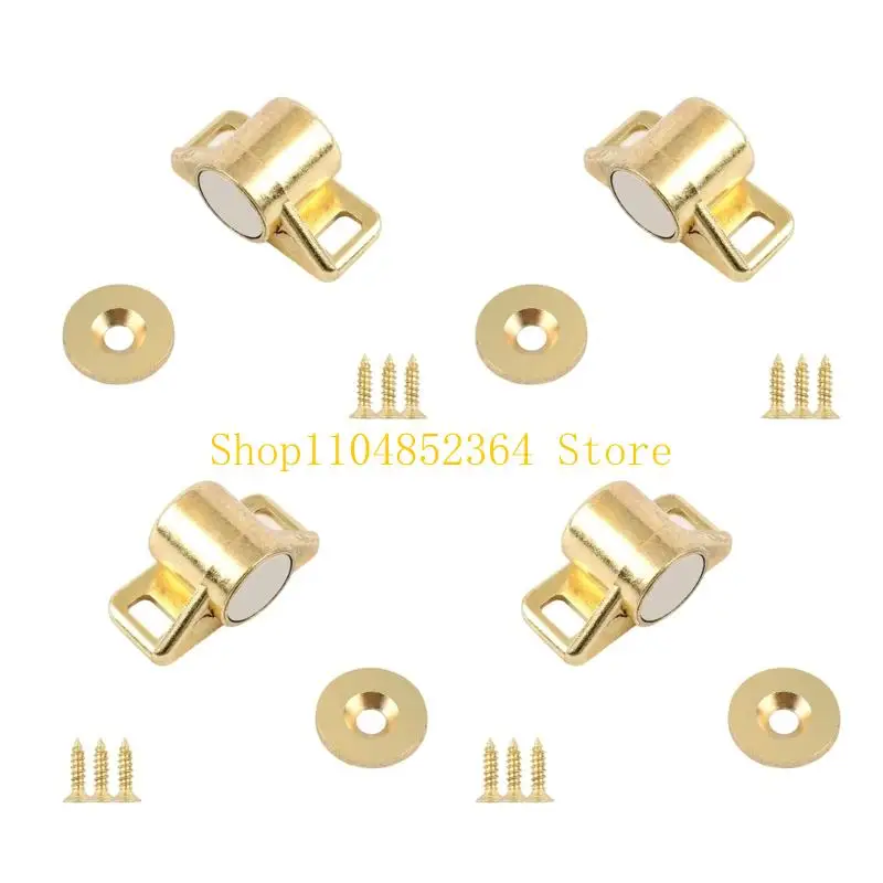 

652F 4Pcs Zincs Alloys Door Holder Smooth Quiet Operate Door Holder Enduring