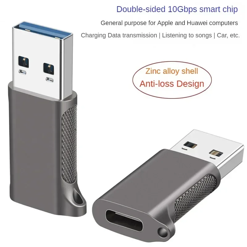 

Double-sided A To C 10G USB3.2 Male To Type C Female Adapter Converter Type-C Cable Adapter For Nexus 5x6p Oneplus Data Charger