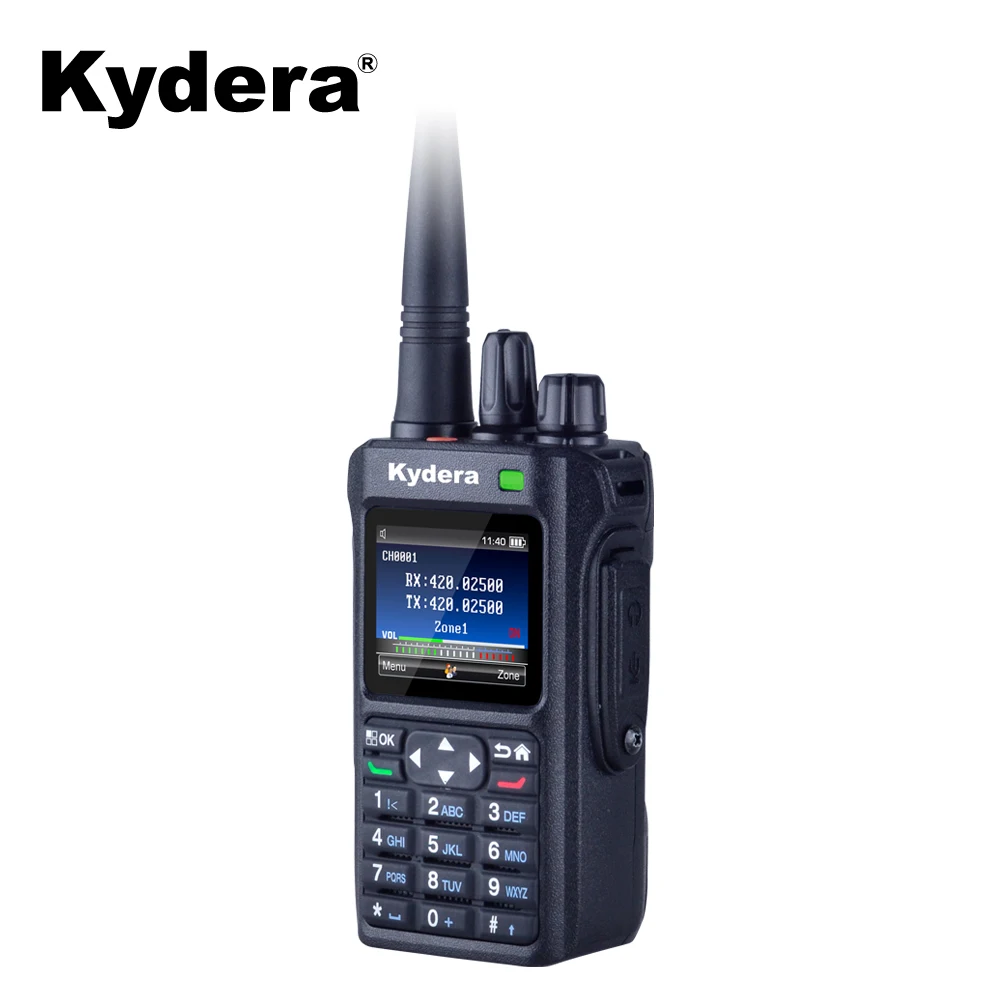IP67 Waterproof  Kydera   DR-95 Digital 5 Watt DMR Portable Radio AES Encryption BT GPS AI Noise-canceling