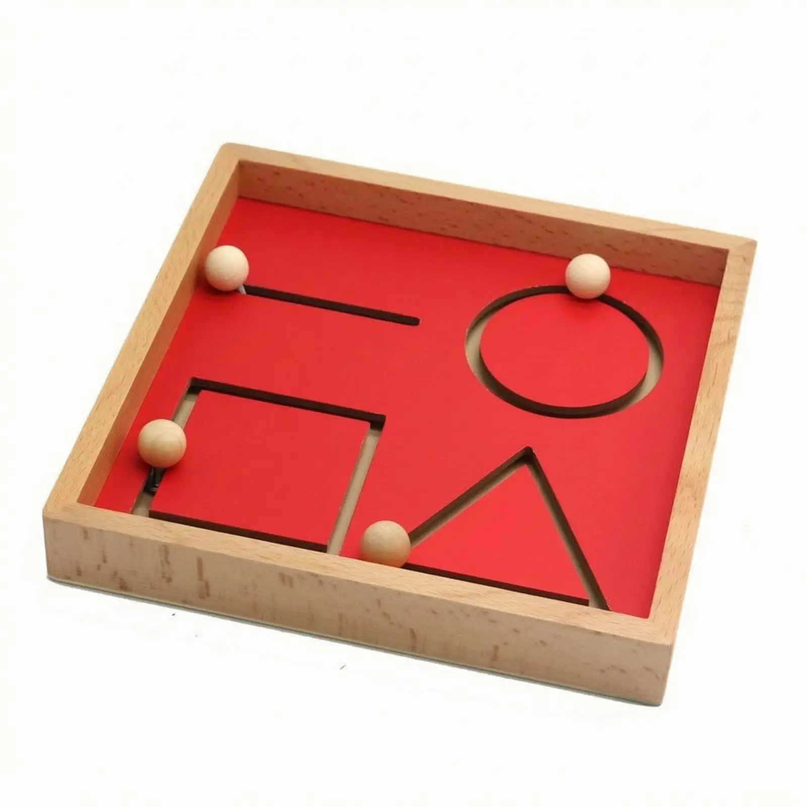 Children Wooden Activity Board Tracing Toy for Early Learning Brain Development Kindergarten