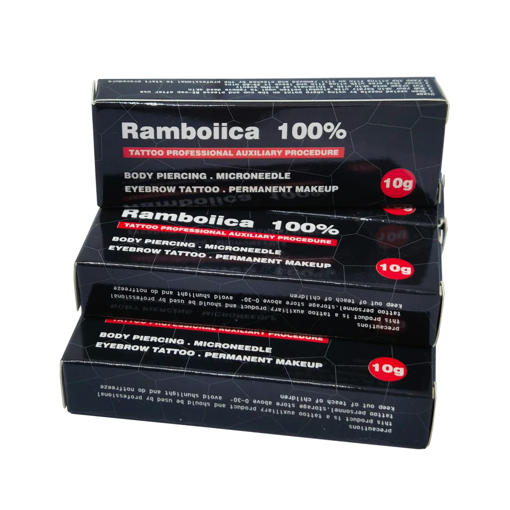 

New Ramooiica 100% Tattoo Cream Before Body Tattoo Microblading Piercing Permanent Makeup Pmu Face Beauty Auxiliary 10g