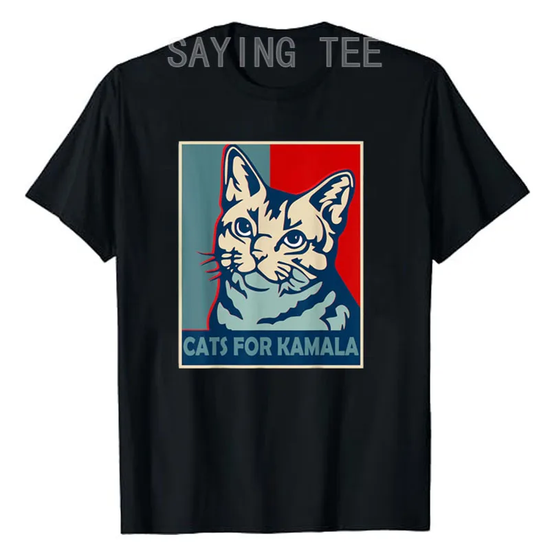 

Childless Cat Lady Is Voting Kamala Harris President 2024 T-Shirt Cute Kitty Lover Graphic Outfit Short Sleeve Campaign Tee Gift