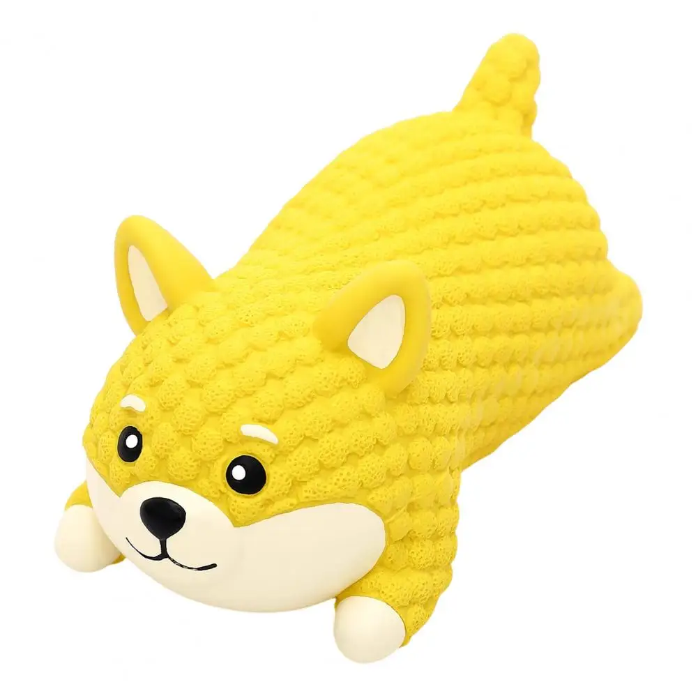 Teeth Health Dog Toy Latex Dog Toy with Sound Device for Puppies Adult Dogs High Elasticity Bite-resistant for Hours for Teeth