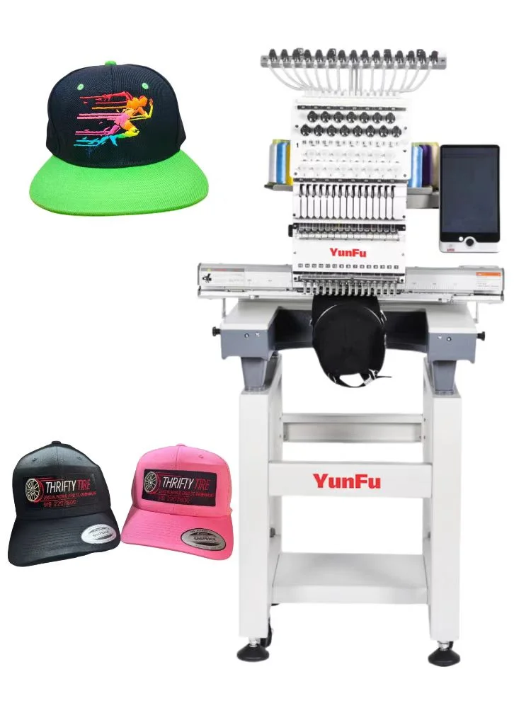 High Quality Single Head Computer Embroidery Machine With Free New Accessories