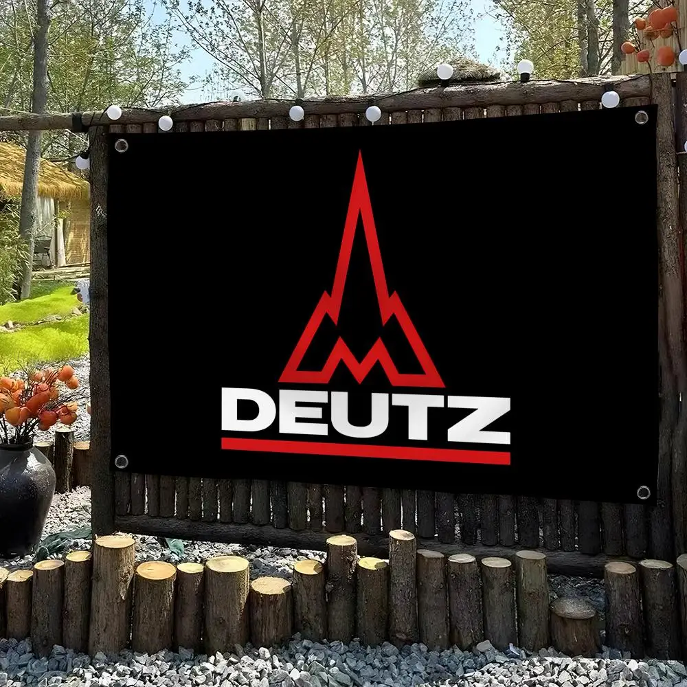 Banderas de Tractor Ger D-Deutzs, pancarta artística de fondo para colgar en la pared personalizada para dormitorio, hogar, sala de estar, decoración al aire libre