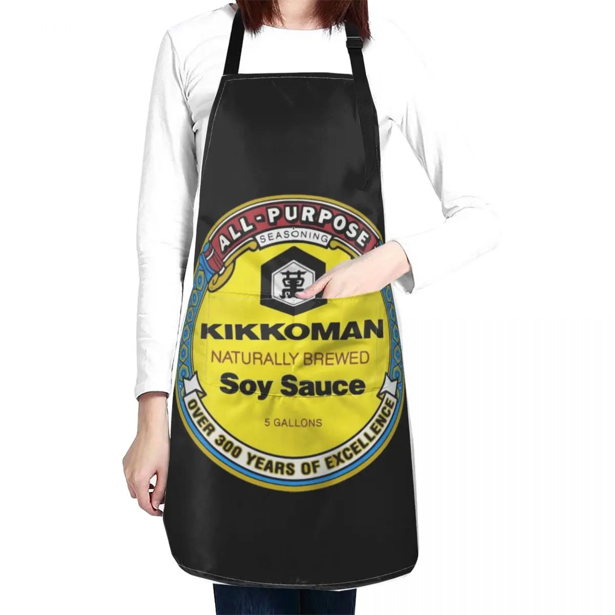 All Purpose Kikkoman Soy Sauce Print Design Apron Hairdressing Hairdresser Accessories Sexy Apron