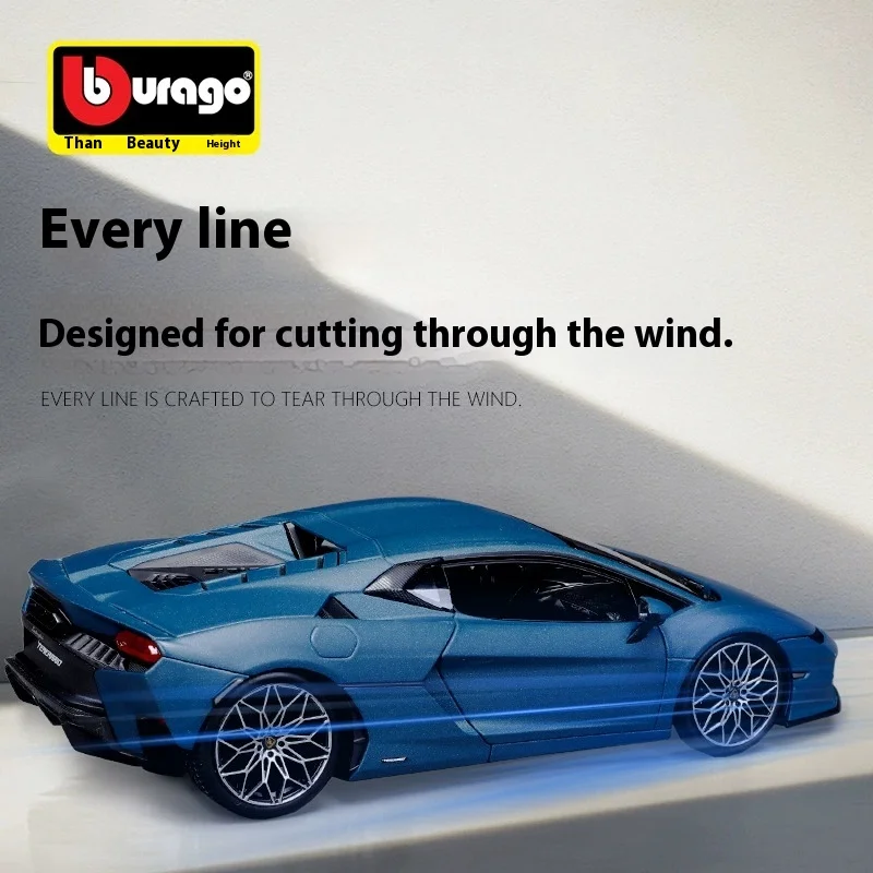 Nuovo Magazzino Bburago 1:18 Lamborghini Temerario Serie di Simulazione In Lega In Miniatura Pressofusione Modello di Auto Sportiva Ornamento Giocattoli Personalizzati