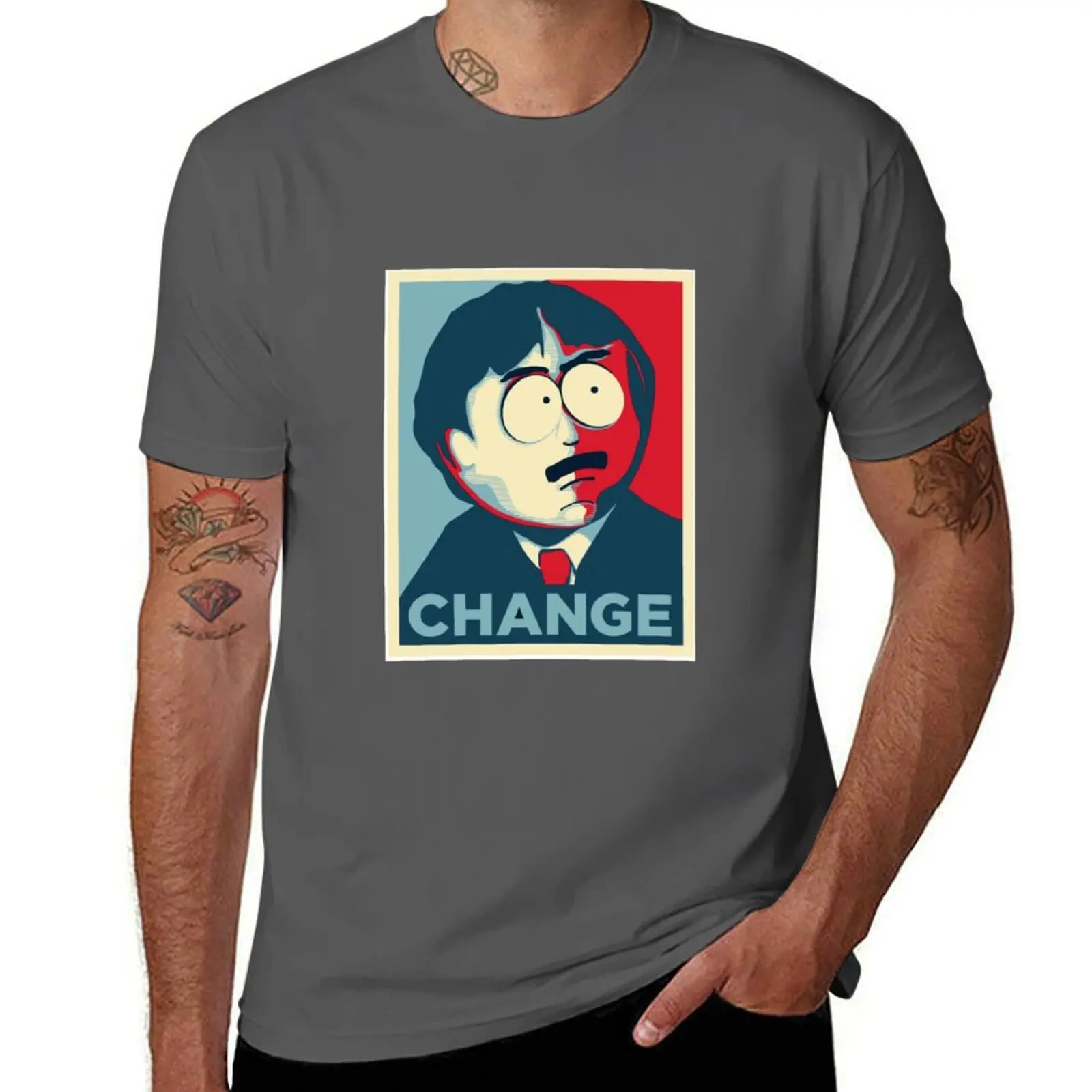 

South Park Change T-Shirt Man t-shirt anime tshirt T-shirts man slim fit t shirts for men