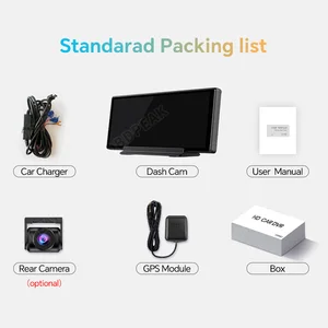 OBDPEAK-K50 10.26 بوصة لوحة تحكم Android 13 ، 4G + 64G ، شاشة الذكاء الاصطناعي ، داش كام ، نظام تحديد المواقع العالمي (GPS) ، Carplay ، مسجل فيديو تلقائي مزدوج العدسة أعلى 10 مبيعات هزاز 25 سم - رقم 5