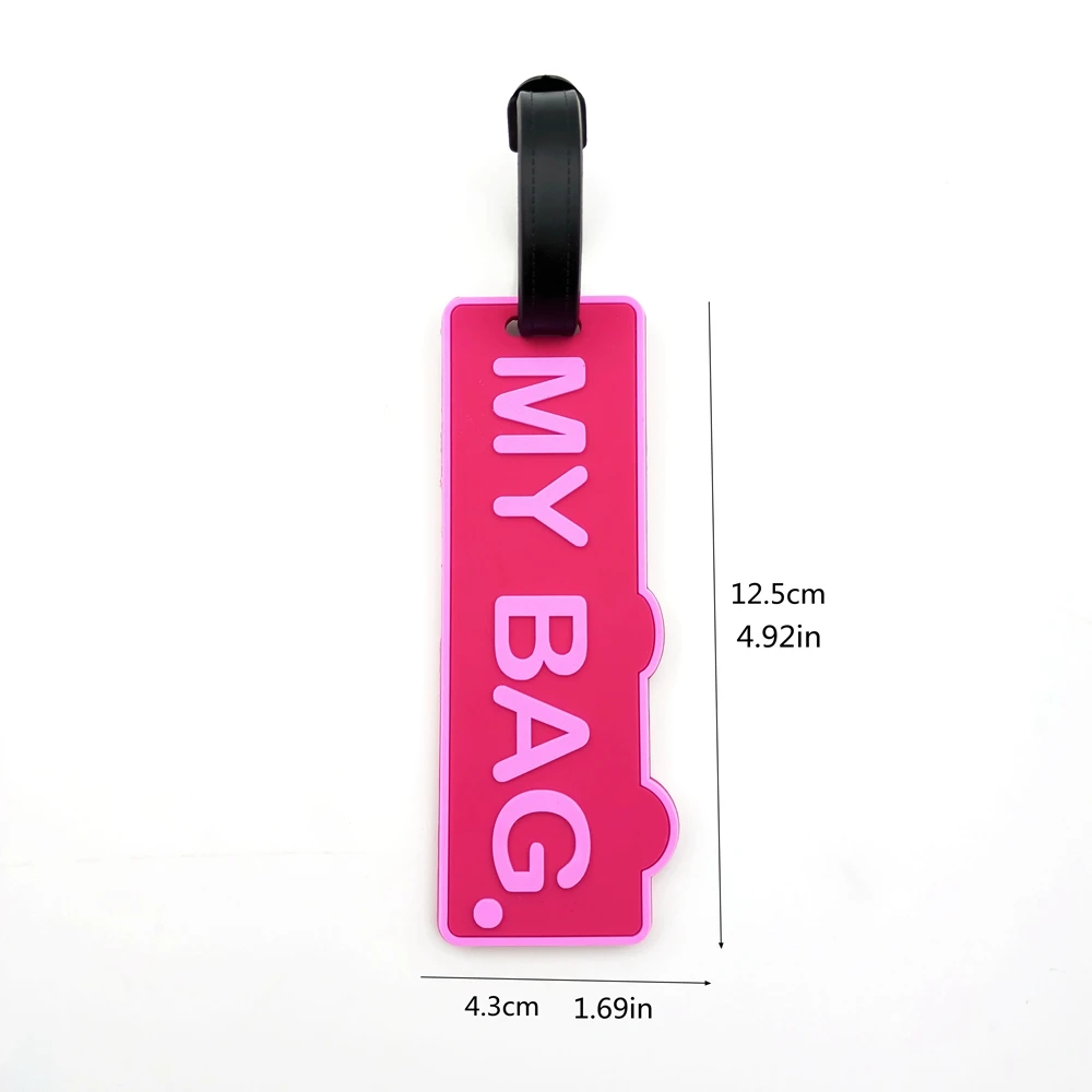 1pc minimalist letter luggage tag pendant, travel airport luggage tag, anti loss ID tag, luggage name tag, male and female
