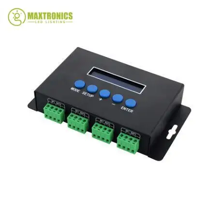 Imagem -03 - Artnet-eternet para Spi ou Dmx Led Pixel Light Controller Canais 16 Canais Saída para Ws2811 2812 Lâmpada Bc204 Bc-216 Dc5v-24v