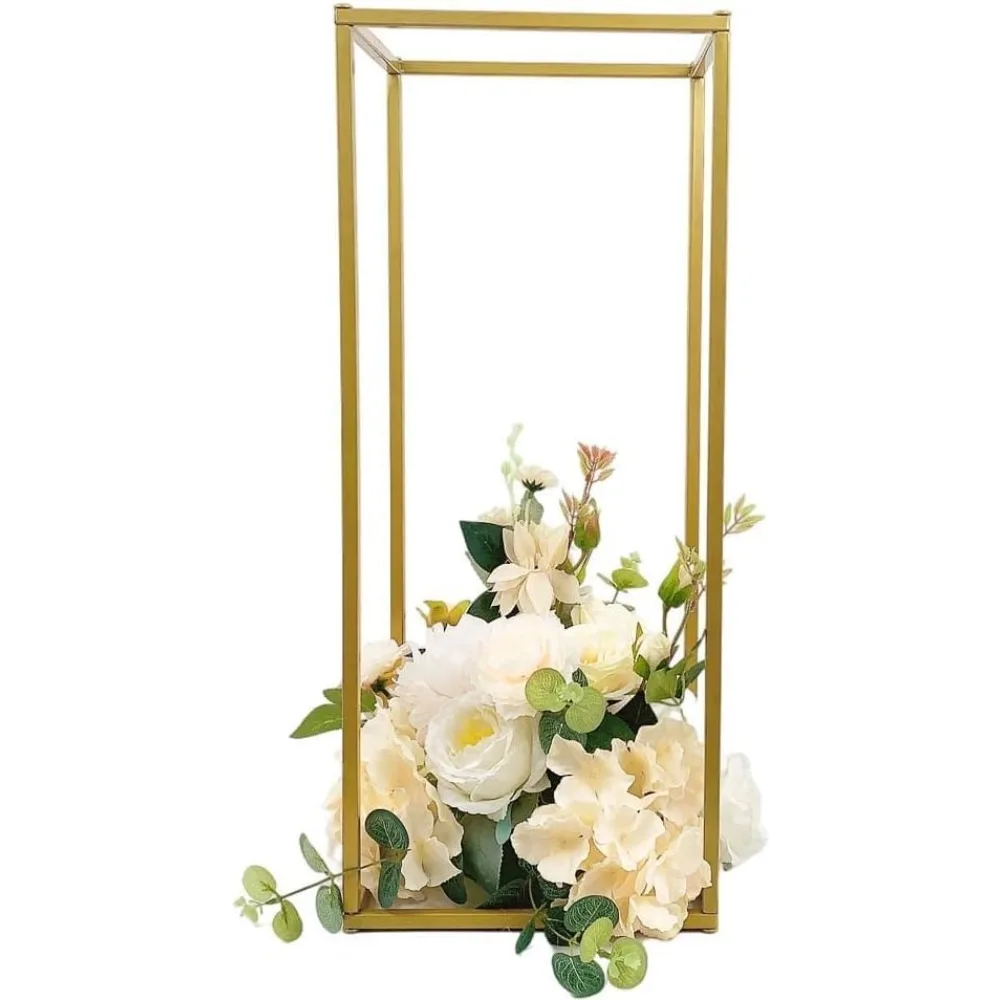 10pcs 31.5 Inch Gold Flower Stand Vases for Centerpieces Wedding Flower Stand Wedding Centerpieces for Tables Party Freight Free