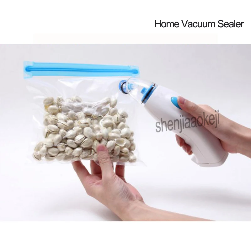 المحمولة الغذاء الكهربائية فراغ آلة الختم المنزل يده السيارات فراغ السدادة مع 5 قطعة أكياس مدعوم من محول