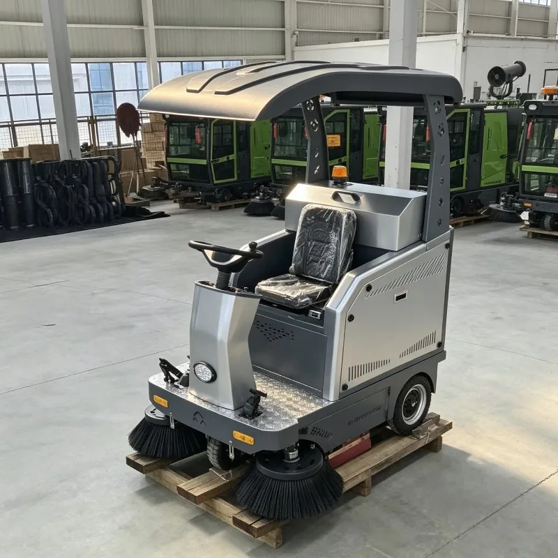 Industrial Electric Road Sweeper Cleaner Automatic Street Sweepering Machine Environmental Protection Gully Emptier for UK