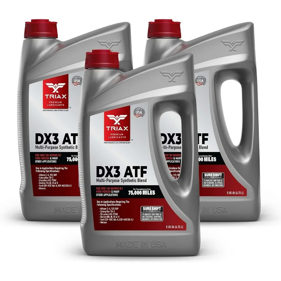 

DX3 ATF Compatible with Most GM Dexron III and Mercon Applications MultiPurpose Friction Optimized High Mileage Automatic Tran