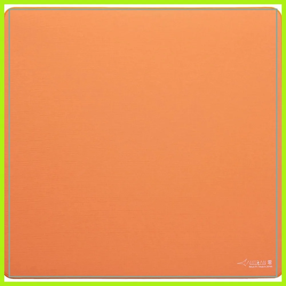 Zero Soft Orange Gaming Mouse Pad for Esports, Large 42x33cm