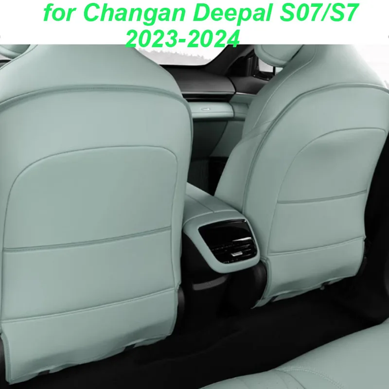 

Car Rear Row Anti-kick Pad for Changan Deepal S07 S7 2023-2024 Seat Back Kick Leather Dirt-proof Cover Interior Accessories