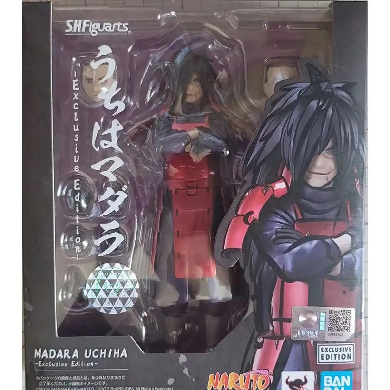 

Original BANDAI S.H.Figuarts Naruto Uchiha Madara Exclusive Edition In Stock Anime Action Collection Figures Model Toys