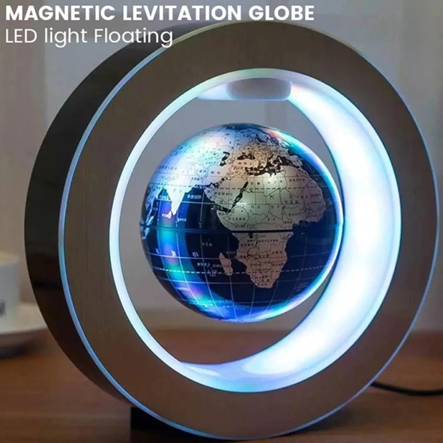 Levitation Globe Lamp World Floating Decoration Ornaments Office  Globe Novelty Light Learning Model Tool