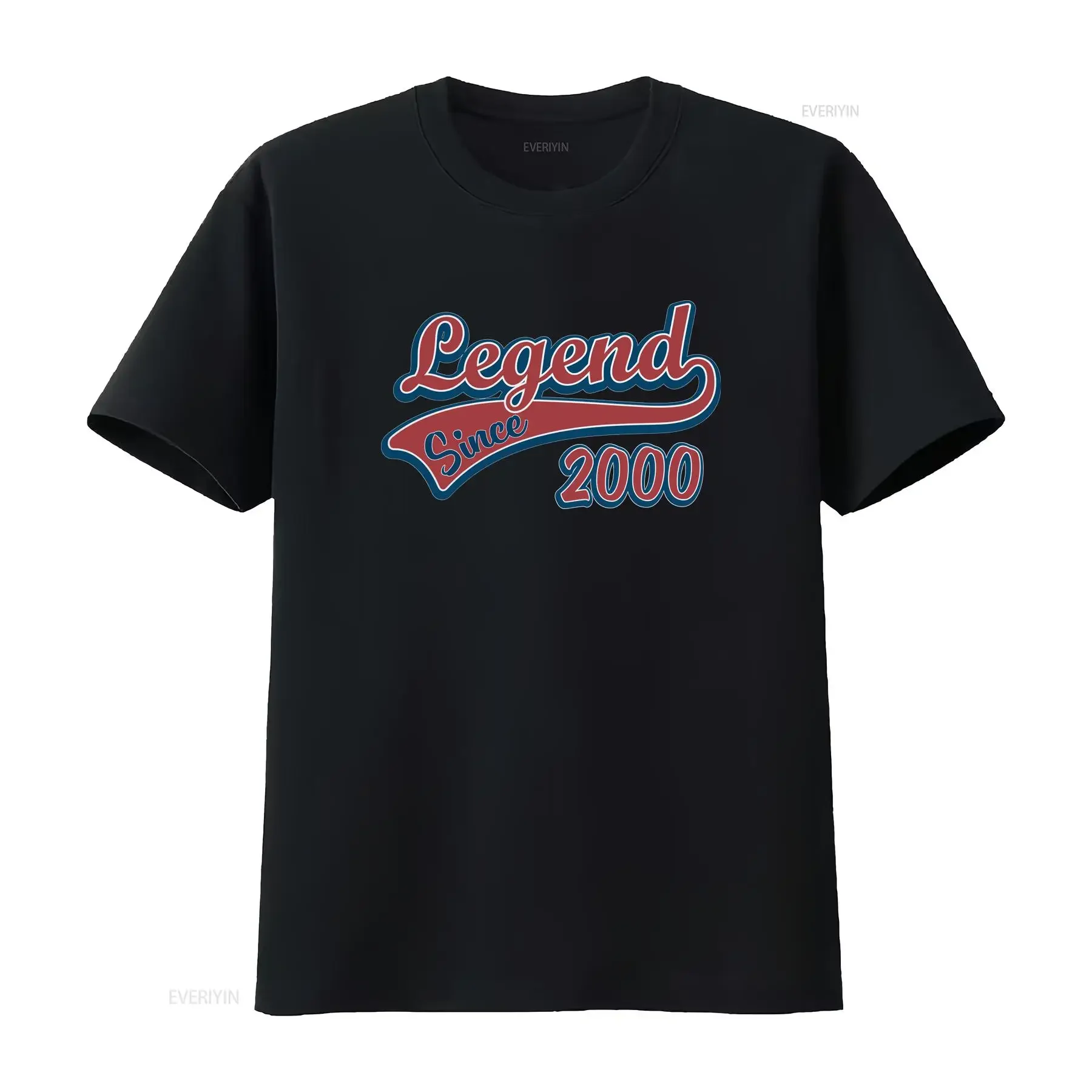 Legend Since 23rd Birthday 2000 Mens T Shirt 100 Cotton vintage Washed Comfortable Breathable fashion homme Casual Slightly