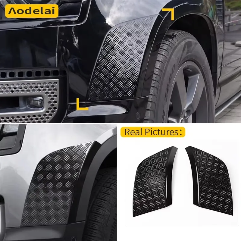 Kratzschutzplatten für die vordere Stoßstange des Autos für Land Rover Defender 90 110 130 2020 2021 2022 2023 2024 Autozubehör.