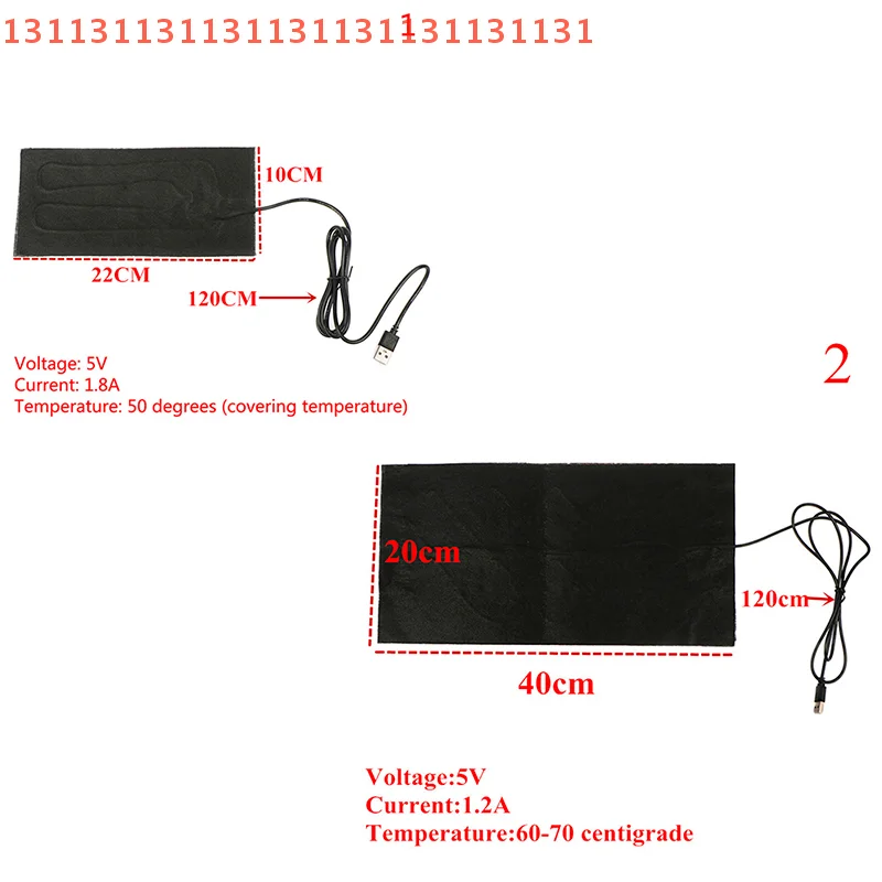 5 فولت USB منصات دافئة سخان التدفئة السريعة وسادة الحيوانات الأليفة دفئا للأحذية سترة القماش #6