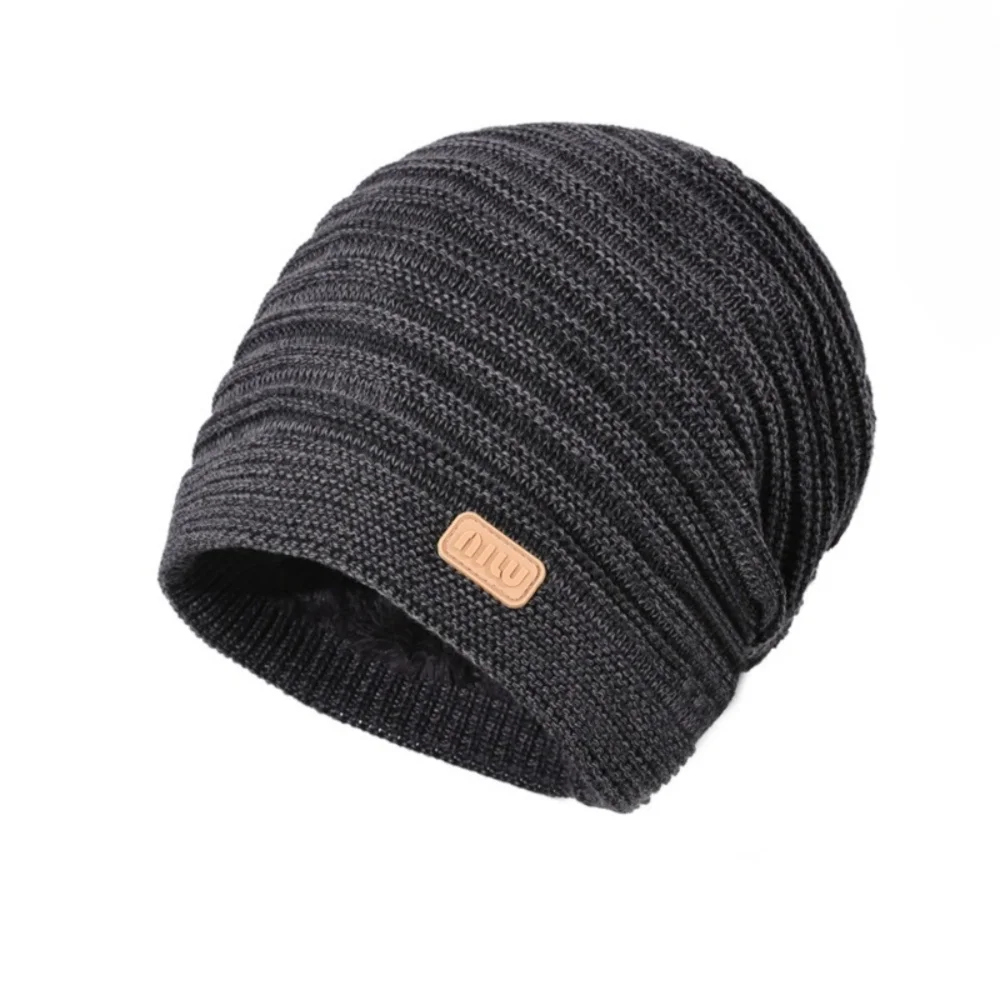 أزياء مخطط محبوك قبعة الباردة والدليل على يندبروف السترة قبعة سميكة قبعة دافئة قبعة الرجال النساء