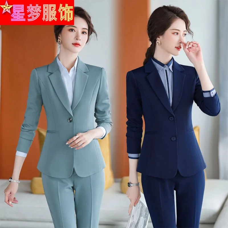 20912Suit Suit Spring Autumn Wear New Korean Fashion Temperament Suit Women's Professional Casual Suit Jacket