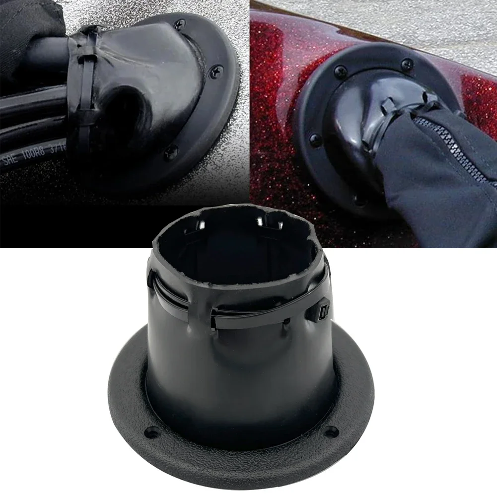 Waterproof Piercing Protective Jacket Standard Marine Transom Boat Steering Cable Boot Motorwell With Wire Tie Black