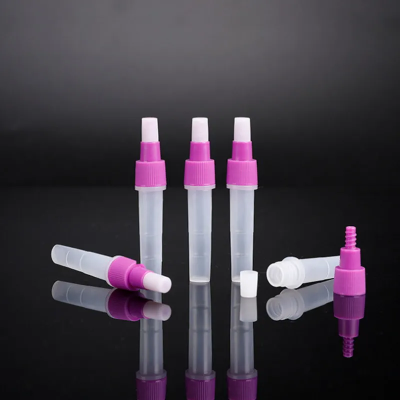 10Pcs 3ml 5ml Disposable Plastic Test Tubes Extraction Tube Dropper Bottle for Office School Laboratory Chemistry Sample