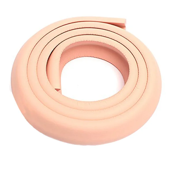 

2M Baby Corner Guard Pink NBR Rubber 24mm Wide 8mm Thick Table Table Corner Bumpers Edge Wall Cabinet Protector