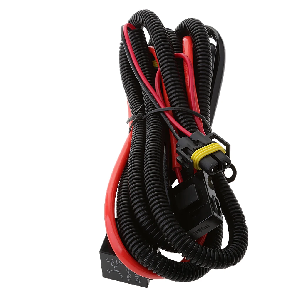 

H1 H4 H7 H11 9005 9006 9145 5202 HID Conversion Relay Wire Harness Adapter Wiring