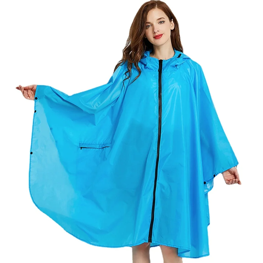 Outdoor Women's Rain Poncho Mountaineering Rain Slicker Waterproof Cape Raincoat,rain Parka  Portable Cycling Rain Poncho