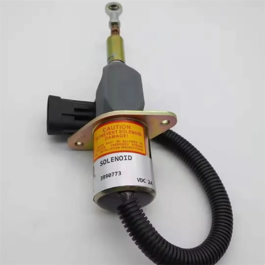 24V SA-4932-24 3990773 Fuel Shut Down Solenoid Compatible with Cummins Diesel Engine 6C 6CT 8.3L