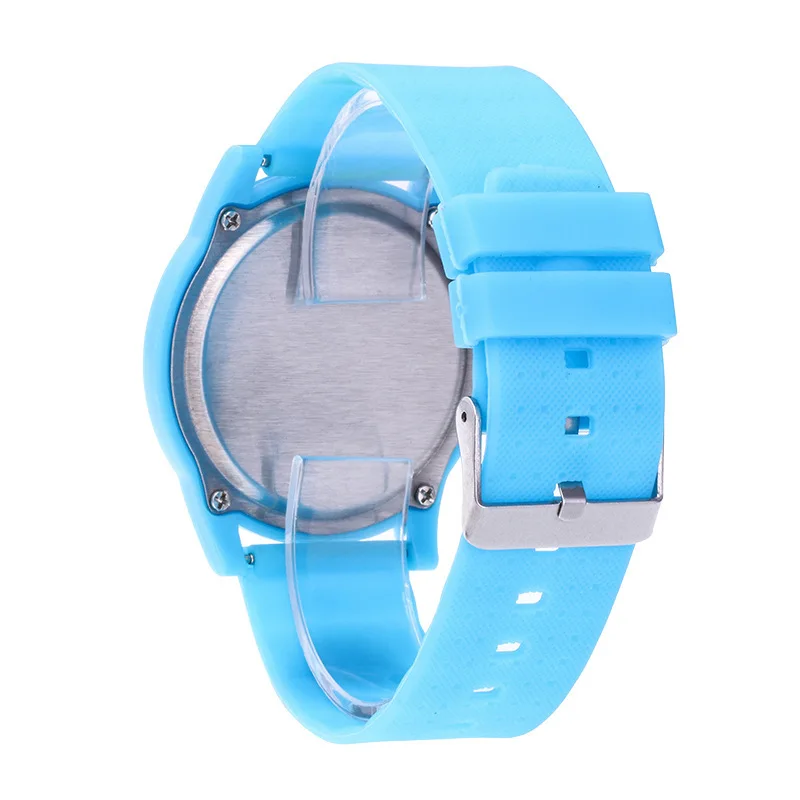 Products in Stock New Ultra-ThinLEDRound Sunglasses Fashion Wrist Strap Electronic Watch without Couple