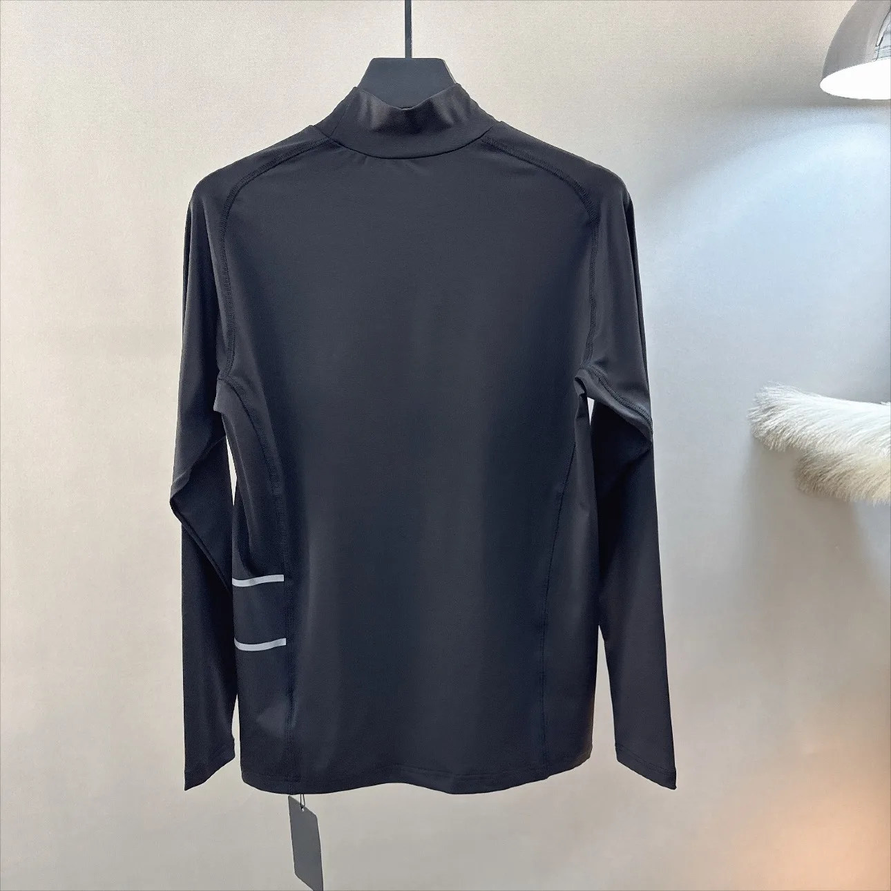 Men's Golf Top 2026 Fall New Korean Style Thick Sporty Quick-Dry Minimalist Comfortable Letter Print Breathable Soft Stretch