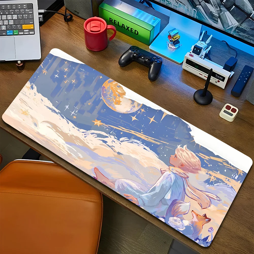 1pc L-Le Petit Prince Non-slip Mouse Pad Suitable For Office Computers Laptops E-sports Game Desk Mats XXL Keyboard