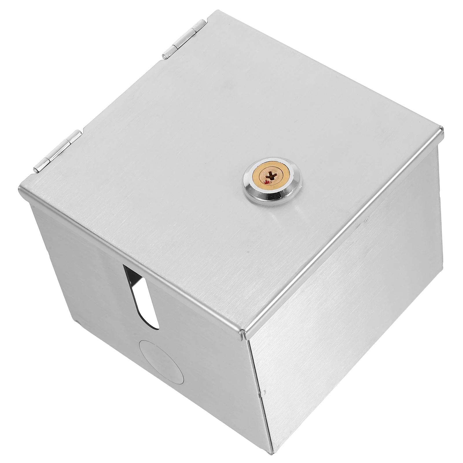 

Stainless Steel Anti-theft Socket Box Heavy Duty Outlet Cover Protector 86 Type Wall Switch Dust Water Proof Lockable Electric