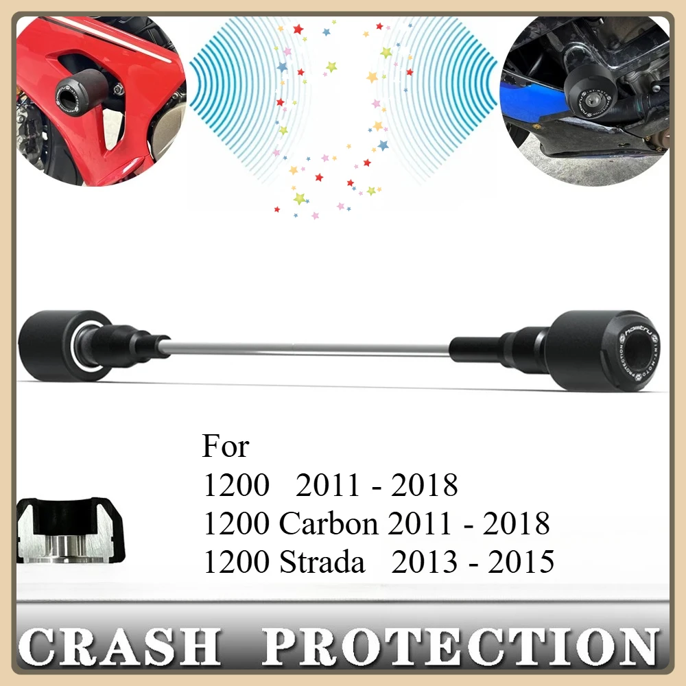 

Motorcycle Crash Protection For Ducati Diavel 1200 Carbon 2011 - 2018 1200 strada 2013 - 2015 Wheel Falling Protector Bobbins