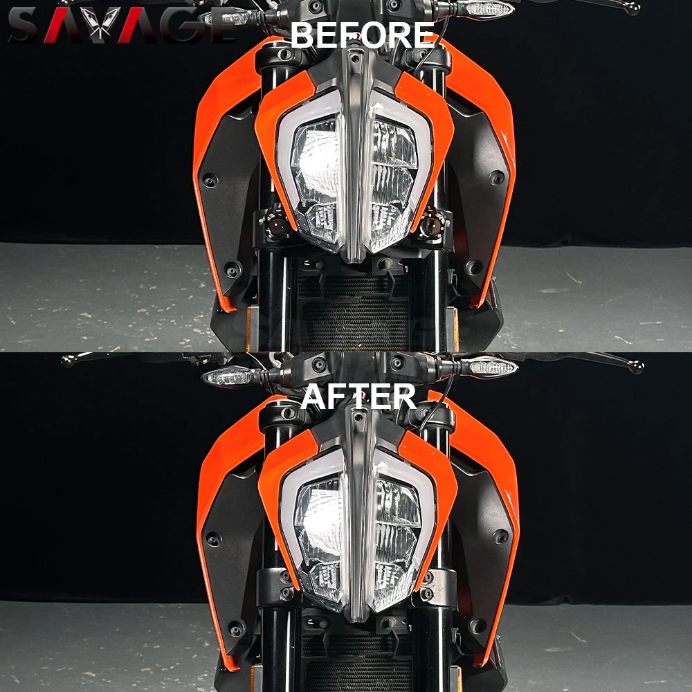 Motorcycle Headlight Fog Lights For 390 Duke 290 DUKE 2017-2023 Front Led Auxiliary Driving Light Spotlight Headlamp Fog Lamps