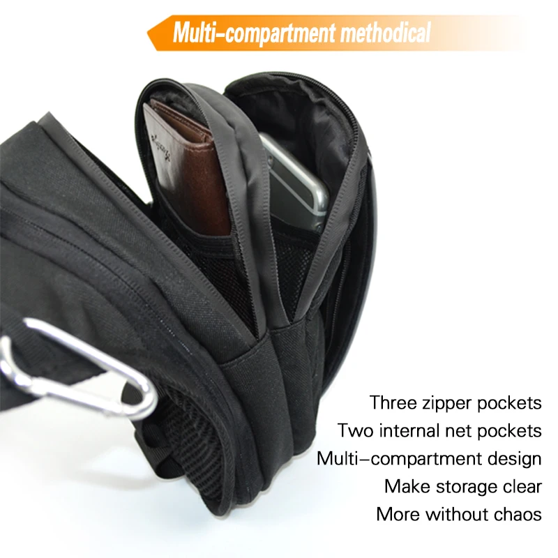 MOTOCENTRIC Multi-Function Motorcycle Drop Leg Bag Hip Bum Motorcycle Bag Outdoor Waist Bag Motorbike Riding Chest Bag 3