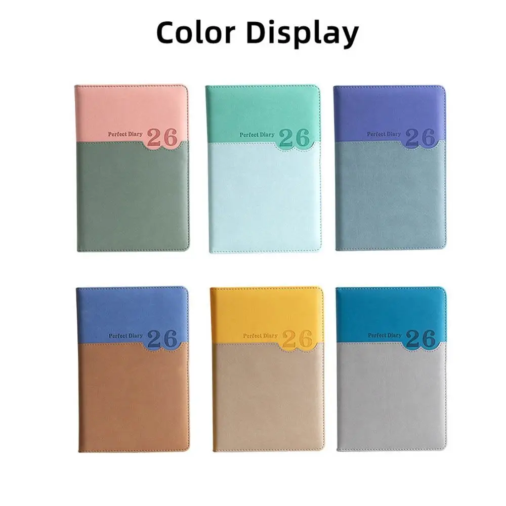 365 Days 2026 Schedule Planner Notepad English Thick Paper To-do List Notebook Wear-resistant Efficiency Office Work Planner