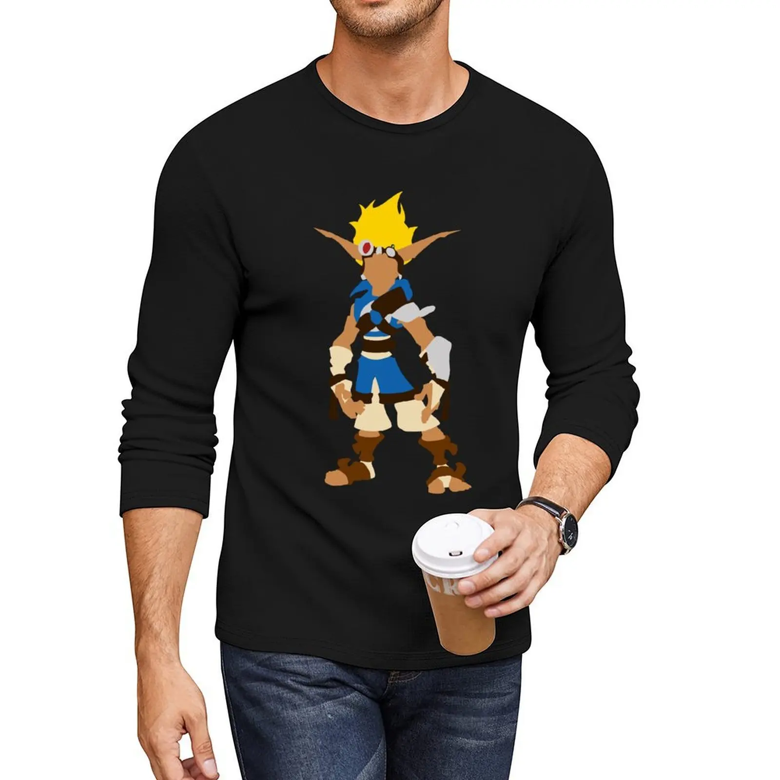 

Jak-Jak and Daxter The precursor legacy Long T-Shirt heavyweight t shirts Blouse t shirts for men