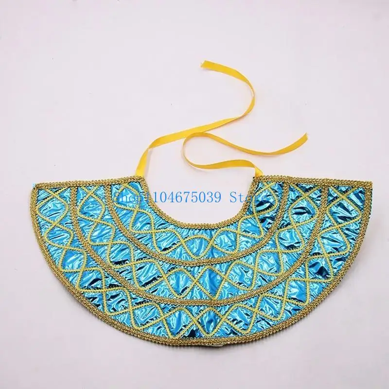 

5asd Egyptian Costume Accessories Egyptian Belt Pharaoh Headpiece for Dressing Party