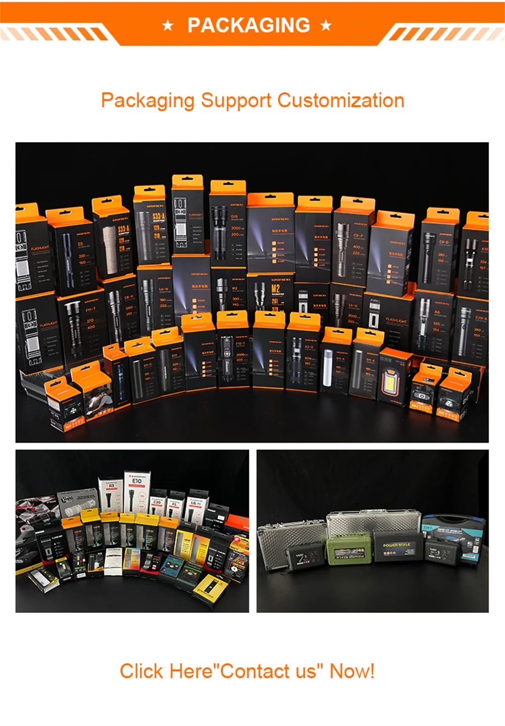 SUPERFIRE 36W Hochleistungs-LED Wasserdichte Taschenlampe mit Wick 26650 Akku Leistungsstarker Indikator USB-C Taktische Jagdbeleuchtung – Detail 12