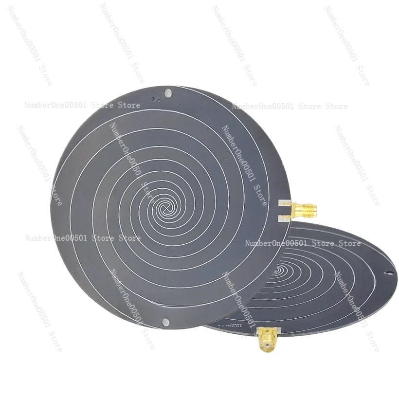 Ultra Wideband 0.51-10GHz Circularly Polarized Antenna, Equiangular Spiral Antenna, Left and Right Circularly Polarized